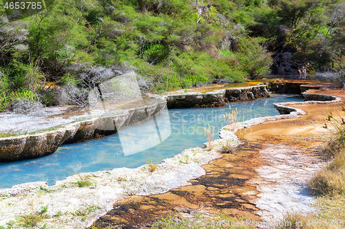 Image of volcanic activities at waimangu