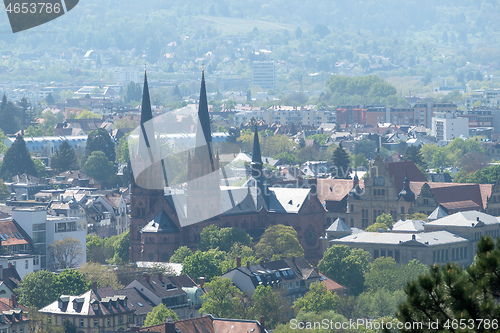 Image of view from Kirchberg at Freiburg