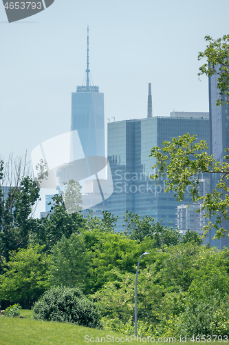 Image of New York city high rise buildings