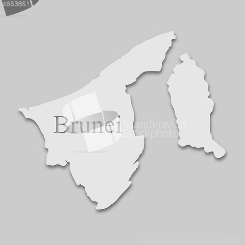 Image of Brunei map