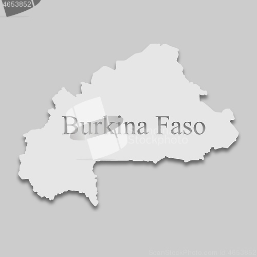 Image of Burkina Faso map
