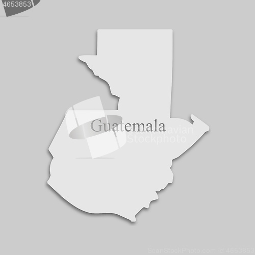 Image of Guatemala map