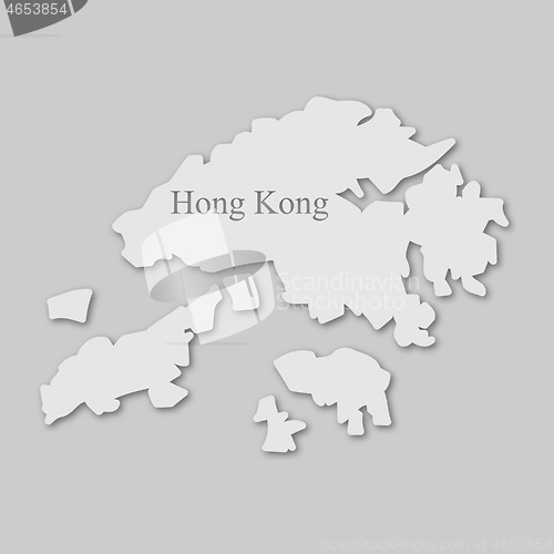 Image of Hong Kong map