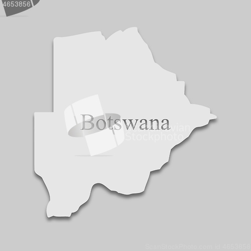Image of map Botswana