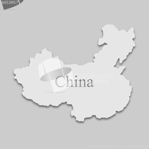 Image of map China