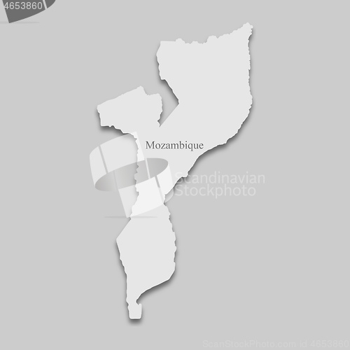 Image of map Mozambique