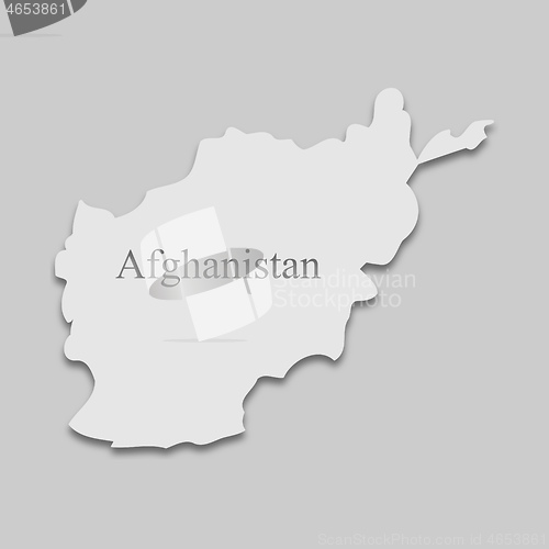 Image of map of Afghanistan