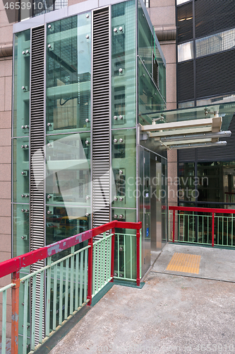Image of Glass Elevator Box
