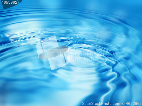 Image of Bright blue abstract background with water ripples pattern