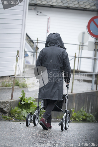 Image of Elderly Disabled Woman