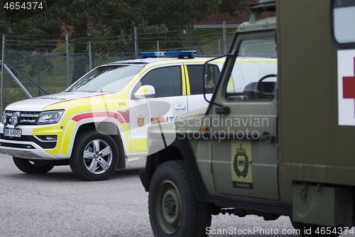 Image of Norwegian Military Police Vehicle