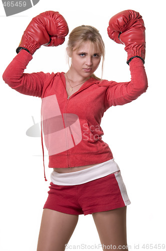 Image of Woman boxer