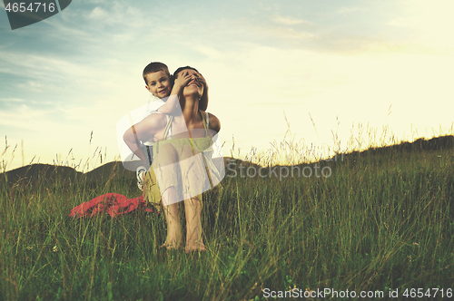Image of woman child outdoor