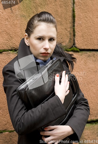 Image of business woman in black