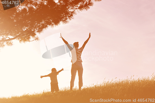 Image of woman child outdoor