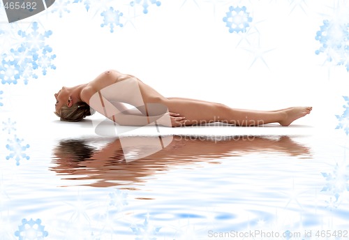 Image of bending on white sand