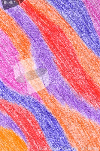 Image of Colorful crayon abstract background