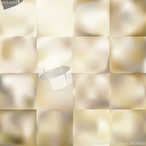 Image of Set of Light gold background. EPS 10