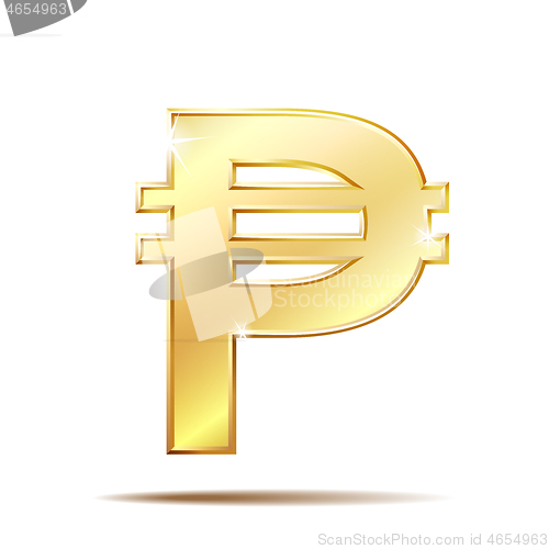 Image of Philippine peso currency symbol