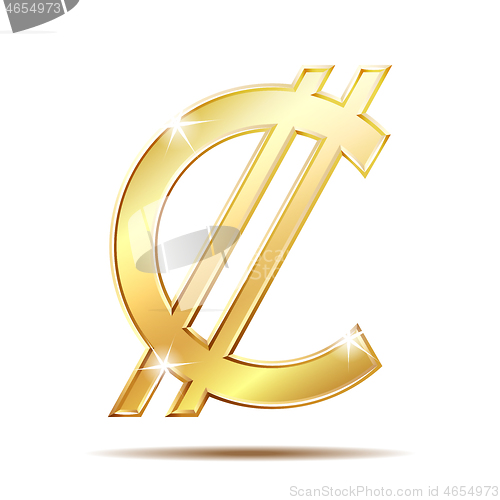 Image of Costa Rican and Salvadoran colon currency symbol