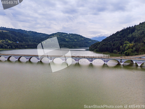 Image of Panorama of a viaduct and river