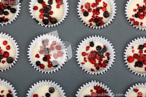 Image of raw homemade Muffin background