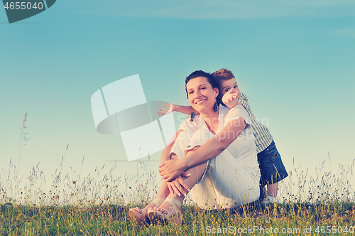 Image of woman child outdoor