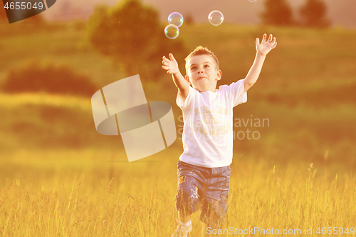 Image of child bubble
