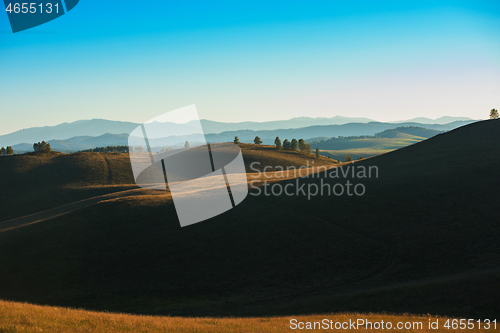 Image of Beauty sunrise in the mountains