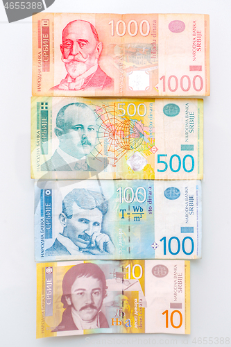 Image of Serbian dinars 