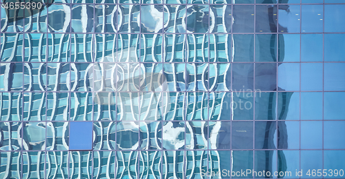 Image of Reflection on building