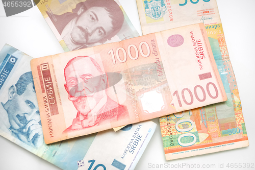 Image of Group of Serbian dinars 