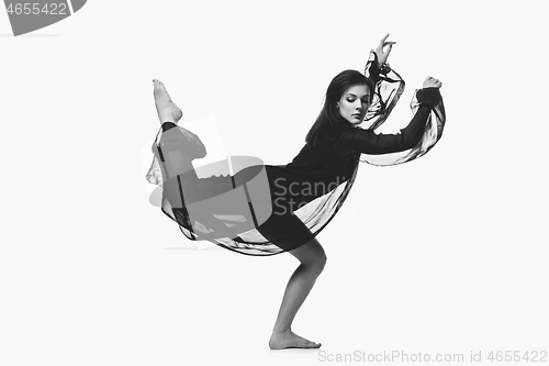 Image of Beautiful modern dancer girl