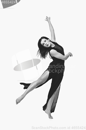 Image of Beautiful modern dancer girl