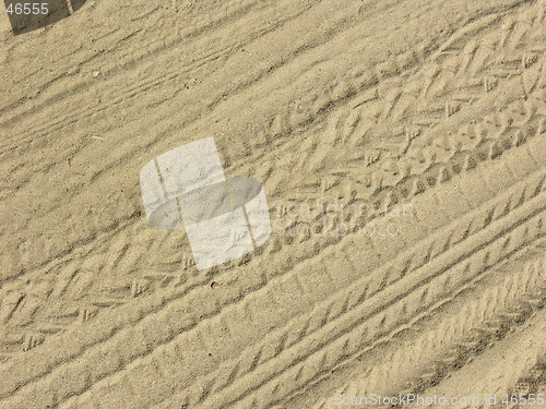 Image of Tracks in sand