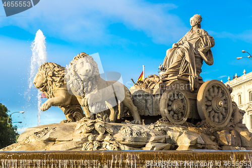 Image of Cibeles fountain in Madrid