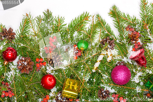 Image of Christmas background. Eve framework