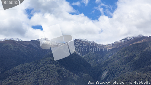 Image of mountain view in New Zealand