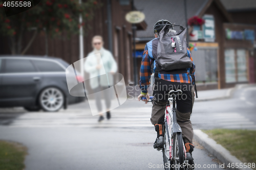 Image of Bicycling Rider