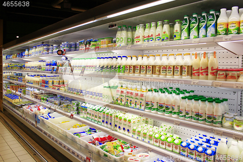Image of shop of dairy products