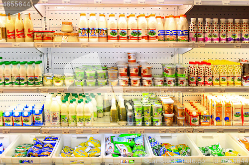 Image of shop of dairy products