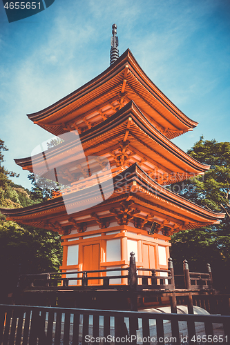 Image of Pagoda at the kiyomizu-dera temple, Kyoto, Japan