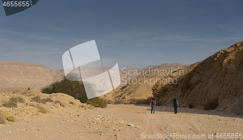 Image of Travel in Israel negev desert landscape