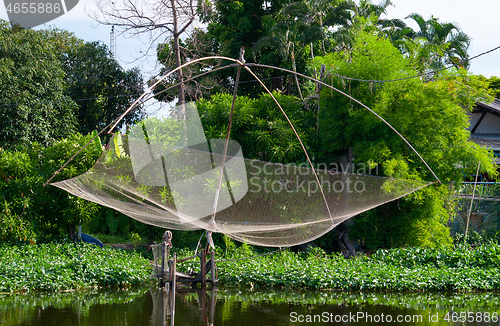 Image of Fishing net in Samut Prakan, Thailand
