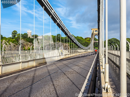 Image of HDR Clifton Suspension Bridge in Bristol