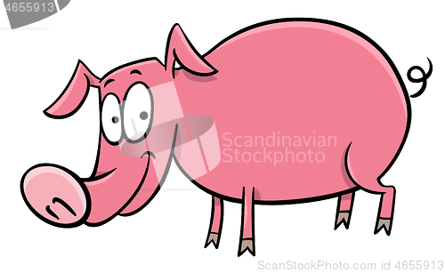 Image of pig cartoon character