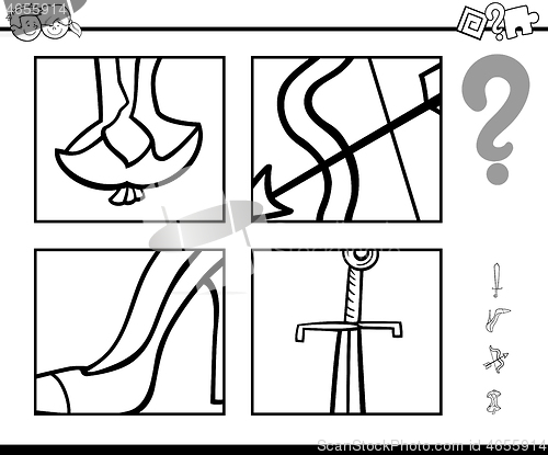 Image of guess objects coloring book