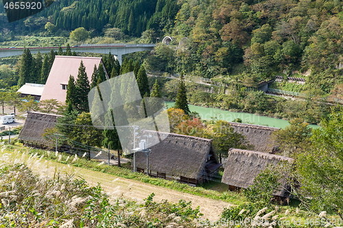 Image of Japanese Shirakawago village