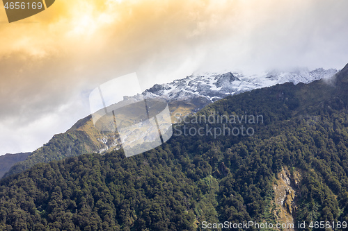 Image of mountain view in New Zealand