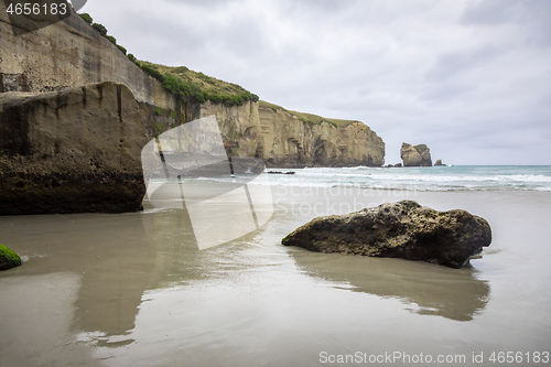 Image of Tunnel Beach New Zealand